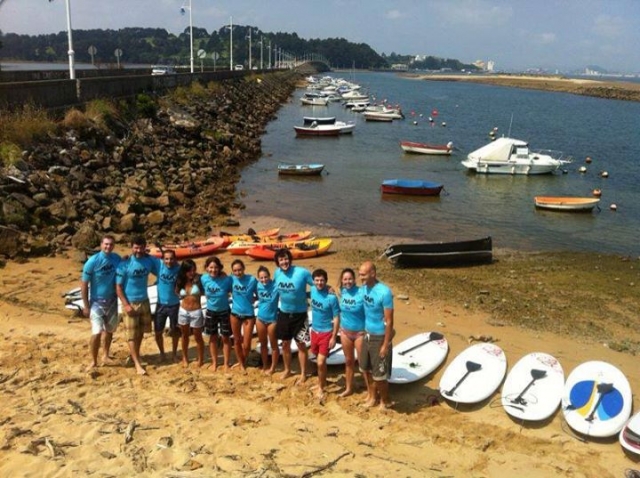 Grupo de paddle surf